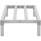 VEVOR Aluminum Dunnage Rack, 48” x 20” Commercial Food Floor Rack, 8” Off the Floor, 1800 lbs Capacity All-Welded Aluminum Storage Rack, for Storage in Restaurants, Kitchens, Garages and Vehicles