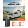 VEVOR 400W 12V Complete Solar Power Kit, 2PCS 200W Monocrystalline Solar Panels + 12.8V 100Ah LiFePO₄ Battery + 40A MPPT Charge Controller + 1000W Power Inverter for RV Home Camping Boats Off-Grid