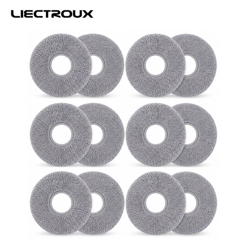 (For G8)  Fiber Mopping Cloths for Liectroux Window Cleaning Robot , 12pcs/pack