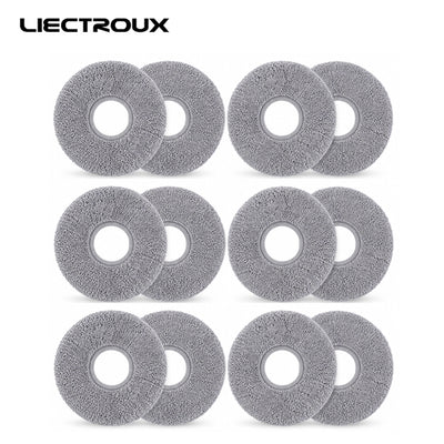 (For G8)  Fiber Mopping Cloths for Liectroux Window Cleaning Robot , 12pcs/pack