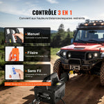 VEVOR 3-in-1 Portable Electric Hoist Winch 499 kg Wired/Wireless Remote Control