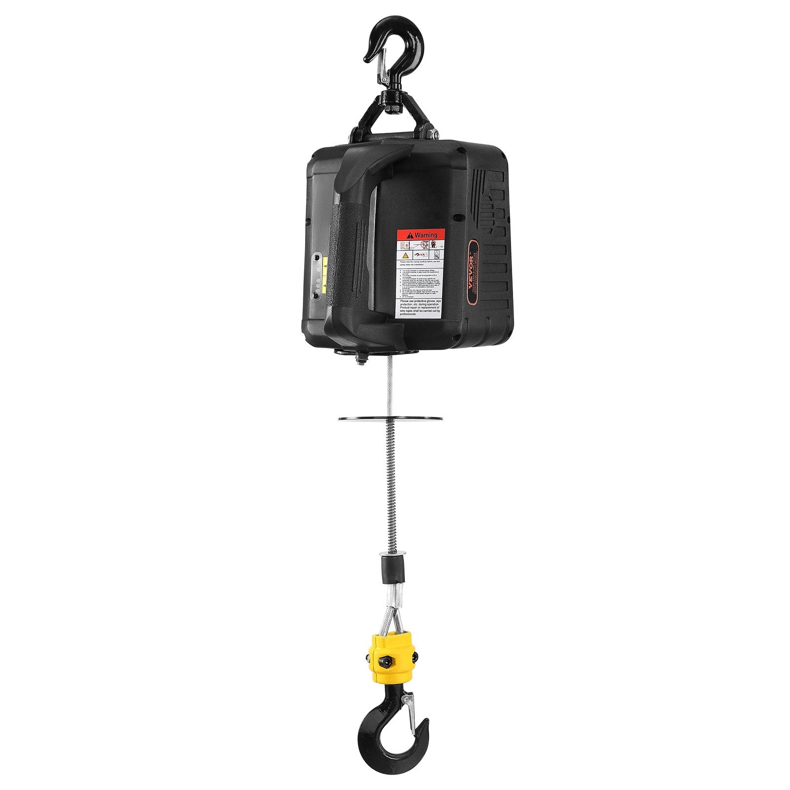 VEVOR 2-in-1 Portable Electric Hoist Power Winch 499 kg Wireless Remote Control