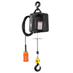 VEVOR 2-in-1 Portable Electric Hoist Power Winch 499 kg Wired Remote Control