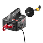 VEVOR 2-in-1 Electric Hoist Winch, 500 kg Capacity, 1500W Portable Power Winch Crane, 7.6 m Lifting Height, 5 m/min with Manual and Wired Remote Control for Factory, Warehouss, Garage