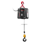 VEVOR 2-in-1 Electric Hoist Winch, 500 kg Capacity, 1500W Portable Power Winch Crane, 7.6 m Lifting Height, 5 m/min with Manual and Wired Remote Control for Factory, Warehouss, Garage