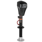 VEVOR Electric Trailer Jack, 5000 lbs, Heavy Duty RV Electric Power Tongue Jack with 2 Way Connector, Manual Crank Handle & Weatherproof Jack Cover, 10"-28.3" Lift, for RVs, Trailers & Campers, Black