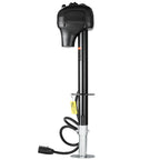 VEVOR Electric Trailer Jack, 3500 lbs, Heavy Duty RV Electric Power Tongue Jack with 7-pin Connector, Manual Crank Handle & Weatherproof Jack Cover, 9.5"-27.5" Lift, for Trailers, Campers & RVs, Black
