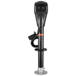 VEVOR Electric Trailer Jack, 5000 lbs, Heavy Duty RV Electric Power Tongue Jack with 7-pin Connector, Manual Crank Handle & Weatherproof Jack Cover, 10"-28.3" Lift, for Trailers, Campers & RVs, Black