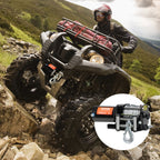 VEVOR Electric Winch ATV UTV 1360.8 kg Steel Cable IP55 Waterproof Wired Control