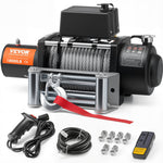 VEVOR Electric Winch Truck 8,164.7 kg Steel Cable IP65 Waterproof Remote Control