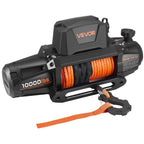 VEVOR Electric Winch, 4500 kg Load Capacity, 12V DC Truck Winch with Φ8.9 mm x 27.4 m Synthetic Rope, Wireless & Wired Remote Control, IP67 Waterproof for Towing Off-Road SUV Jeep Trailer Boat