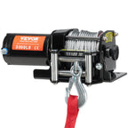 VEVOR Electric Winch ATV UTV 1360.8 kg Steel Cable IP55 Waterproof Wired Control