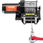 VEVOR Electric Winch ATV UTV 1360.8 kg Steel Cable IP55 Waterproof Wired Control