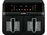 GAISA FRITERIS 2200W 4L+4L MELNS
