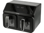 GAISA FRITERIS 2200W 4L+4L MELNS