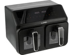 GAISA FRITERIS 2200W 4L+4L MELNS