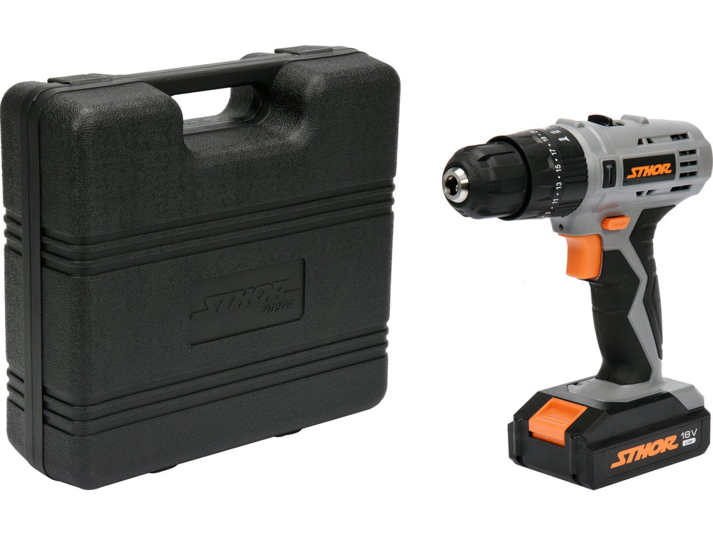 IMPACT DRILL DRIVER 18V, 24 NM - BATTERY 1.3 AH