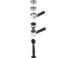 PRESSURE COFFEE MAKER WITH MILK FROTHER 1350W