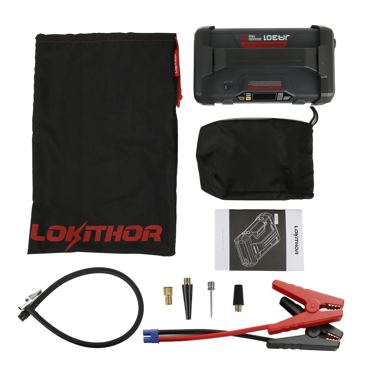 Lokithor JA301 Būsteris / Starteris 2000A + Power Bank 20000mAh 4-in-1