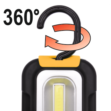 ROTATING HAND LAMP COB LED