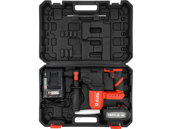 BRUSHLESS ROTARY HAMMER 18V SDS PLUS 2.5J - BATTERY 4 AH