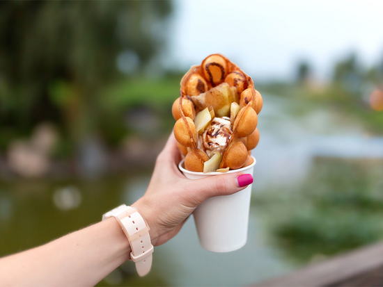 BUBBLE WAFFLE MAKER 700W