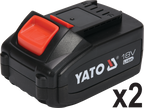 DRILL DRIVER 18V, 45 NM - 2X BATTERY 2 AH