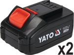 DRILL DRIVER 18V, 45 NM - 2X BATTERY 2 AH