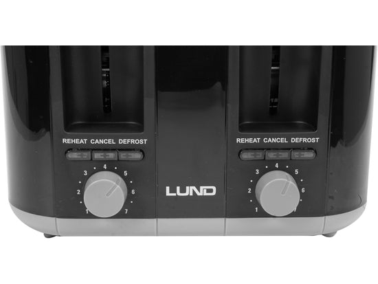 TOASTER 1300-1500W BLACK