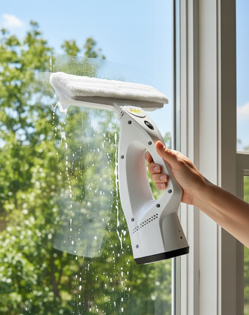 WINDOW CLEANER WITH SPRAYER, LI-ION