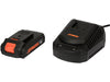 STHOR 20V TOOL KIT: ANGLE GRINDER AND DRILL DRIVER - BATTERY 2 AH