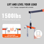 VEVOR Engine Hoist Leveler 1995.9 kg / 2 Ton Cherry Picker Shop Crane Load Lift Tool