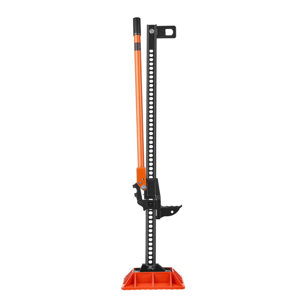 VEVOR Farm Jack with Base, 122cm Utility High Lift Farm Jack, 3.18 Ton Capacity Ratcheting Off Road Utility Jacks, Heavy-Duty Lift Jacks with 130.1-1079.5 mm Lifting Range for Tractor, Truck, SUV