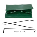 VEVOR Firewood Log Rack, 2.44 m Firewood Rack Outdoor, Black Firewood Rack Stand, Steel Outdoor Wood Rack, Firewood Log Holder with Load Capacity 590 kg, Firewood Rack with Cover & Fireplace Tool Set