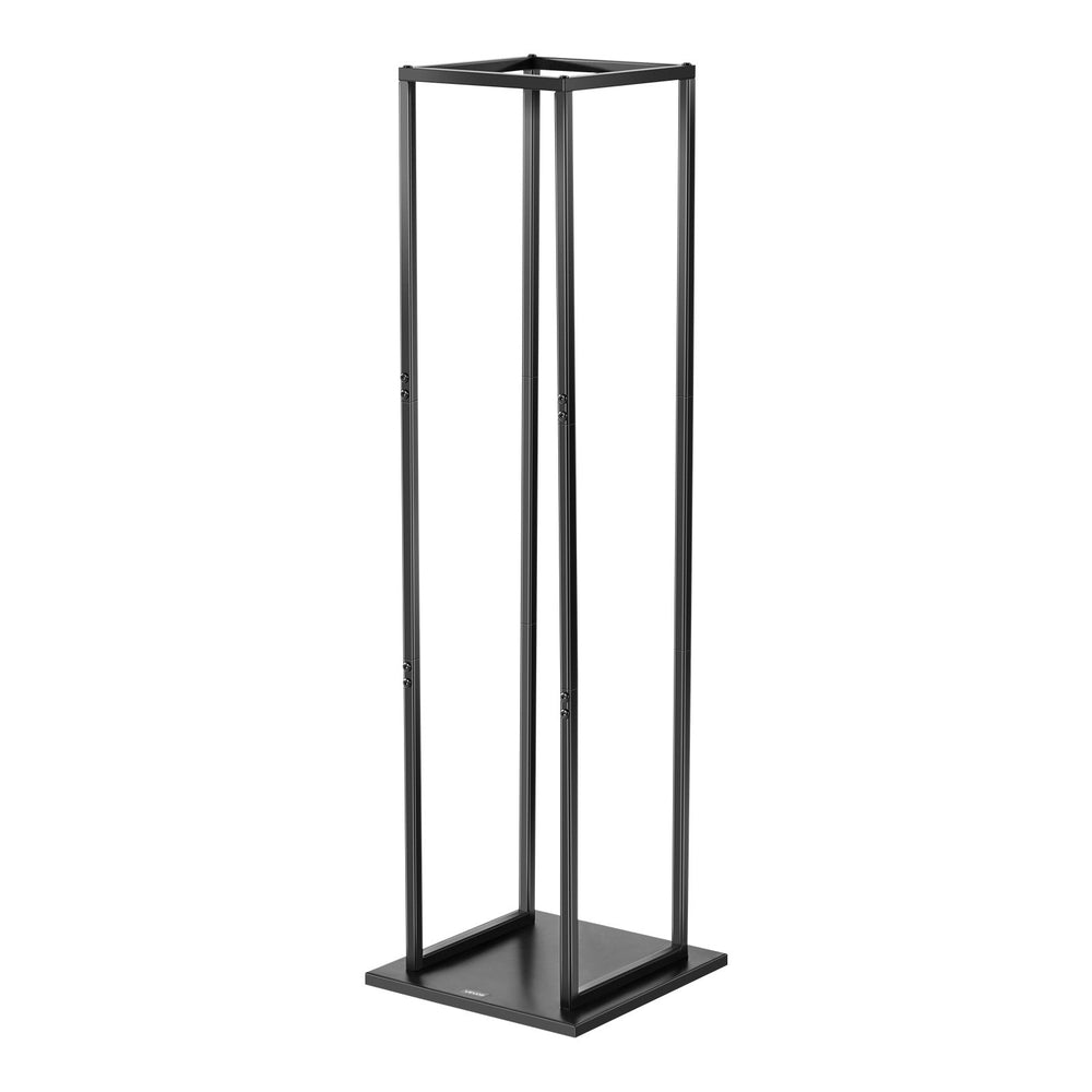 VEVOR Indoor Firewood Rack, 33 × 32 × 112 cm Log Stacker Holder, Holds up to 45kg, Tall Wood Storage Stand, Powder-Coated Steel Firewood Holder, Heavy Duty Wood Pile Rack for Fireplace