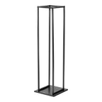 VEVOR Indoor Firewood Rack, 33 × 32 × 112 cm Log Stacker Holder, Holds up to 45kg, Tall Wood Storage Stand, Powder-Coated Steel Firewood Holder, Heavy Duty Wood Pile Rack for Fireplace