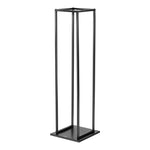 VEVOR Indoor Firewood Rack, 33 × 32 × 112 cm Log Stacker Holder, Holds up to 45kg, Tall Wood Storage Stand, Powder-Coated Steel Firewood Holder, Heavy Duty Wood Pile Rack for Fireplace