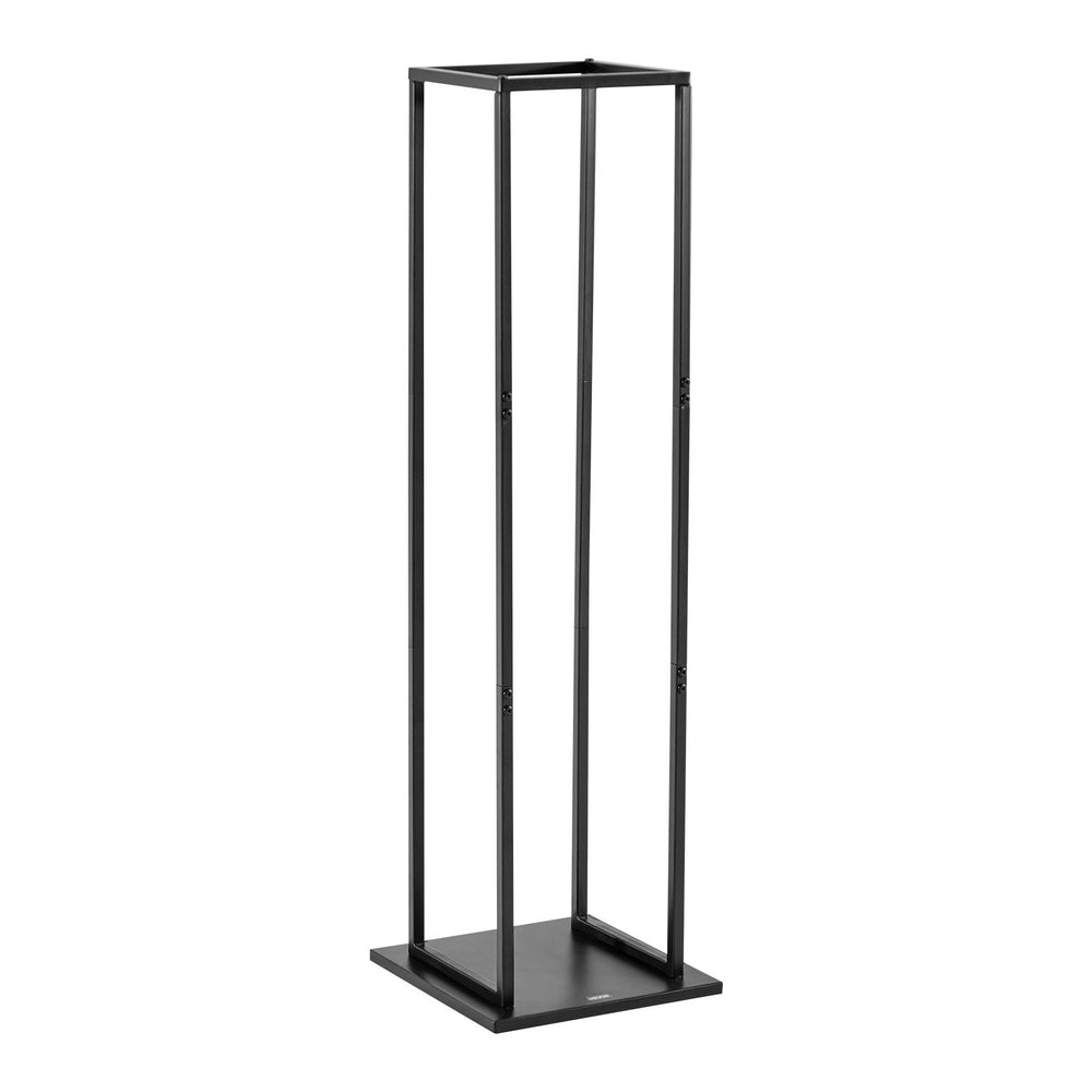 VEVOR Indoor Firewood Rack, 33 × 32 × 112 cm Log Stacker Holder, Holds up to 45kg, Tall Wood Storage Stand, Powder-Coated Steel Firewood Holder, Heavy Duty Wood Pile Rack for Fireplace