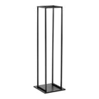VEVOR Indoor Firewood Rack, 33 × 32 × 112 cm Log Stacker Holder, Holds up to 45kg, Tall Wood Storage Stand, Powder-Coated Steel Firewood Holder, Heavy Duty Wood Pile Rack for Fireplace