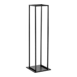 VEVOR Indoor Firewood Rack, 33 × 32 × 112 cm Log Stacker Holder, Holds up to 45kg, Tall Wood Storage Stand, Powder-Coated Steel Firewood Holder, Heavy Duty Wood Pile Rack for Fireplace
