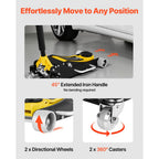 VEVOR Low Profile Floor Jack, 2.5 Ton Capacity, Aluminum & Steel Racing Floor Jack with Dual Pistons Quick Lift Pump, Hydraulic Trolley Car Lift for Sedans & Compact SUVs, Lifting Range 95-475 mm