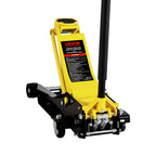 VEVOR Low Profile Floor Jack, 4 Ton Capacity, Steel Racing Floor Jack with Dual Pistons Quick Lift Pump, Hydraulic Trolley Car Lift for Sport Utility Vehicle, Lifting Range 100-545 mm, Yellow & Black