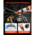 VEVOR 1.5 L Fluid Extractor, Manual Automotive Fluid Pump Extractor, Oil Syringe with Long Hose and Extension Tubes Easy Oil Change, Suction Pump for Lawn Mowers Cars Ships Golf Carts Motorcycles