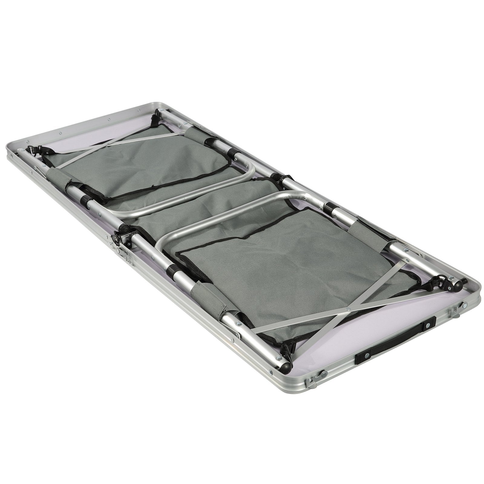 VEVOR Camping Kitchen Table Folding Portable Cook Station 3 Adjustable Heights