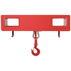 VEVOR 2 Ton Forklift Lifting Hook 4000 LBS/2000KG Capacity Lift Truck Fork Hoist Swivel Hook Mobile Crane Forklift Attachments