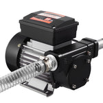 VEVOR Fuel Transfer Pump 230V, 16 GPM 60 L/min, AC Electric Oil Transfer Pump for Diesel Kerosene Biodiesel, with Auto Fuel Nozzle & 2 Hoses, 45 ft/13.7 m Max Lift, for Vehicles, Construction Sites