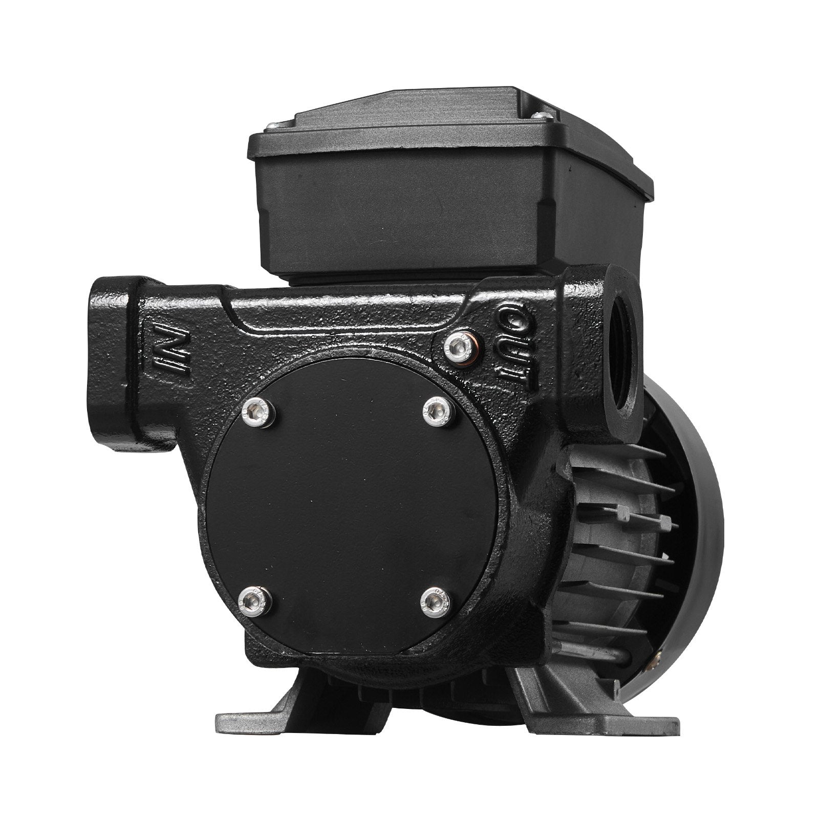 VEVOR Oil Transfer Pump 230V, 16 GPM 60 L/min, AC Electric Fuel Transfer Pump for Diesel Kerosene Biodiesel, 8 ft/2.4 m Max Suction Lift, 45 ft/13.7 m Max Lift, for Vehicles, Construction Sites, Farms