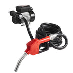 VEVOR Fuel Transfer Pump 230V, 16 GPM 60 L/min, AC Electric Oil Transfer Pump for Diesel Kerosene Biodiesel, with Auto Fuel Nozzle & 2 Hoses, 45 ft/13.7 m Max Lift, for Vehicles, Construction Sites
