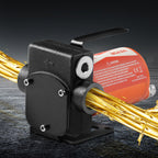 VEVOR Fuel Transfer Pump, 12V DC 19L/min(5 GPM) 75W(1/10 HP), Portable Electric Diesel Transfer Pump with Auto Shut-Off Fuel Nozzle, Long Inlet & Outlet Hose for Gasoline Diesel, Kerosene, Methanol Blends