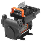 VEVOR Fuel Transfer Pump, 12V DC 57L/min(15 GPM) 186W(1/4 HP), Portable Electric Diesel Transfer Pump with Auto Shut-Off Fuel Nozzle, Long Inlet & Outlet Hose for Gasoline, Diesel, Kerosene, Methanol Blends